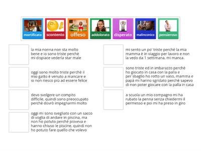 sfumature della tristezza