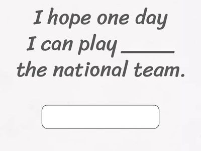 LKW - P.6 Preposition (1st term)(Task 1)(Fill in the blank)