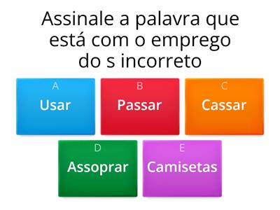 Emprego das letras