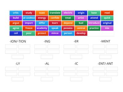 ЕГЭ/ Word Formation  (Nouns, Adjectives, Adverbs)