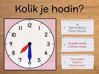 Kolik je hodin?