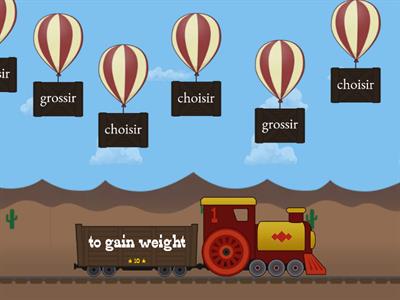 IR verbs - Balloon Pop