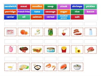 Food_PART_3_Match_up_(30 words) #my_teaching_stuff