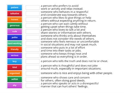 Go Getter (4) 1.6_Personality adjectives