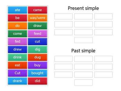 Irregular verbs. Present or past?