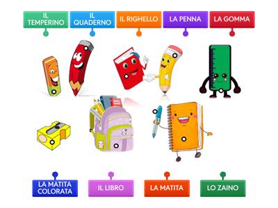 OGGETTI DI SCUOLA