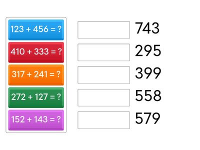 Digit Addition without Regrouping