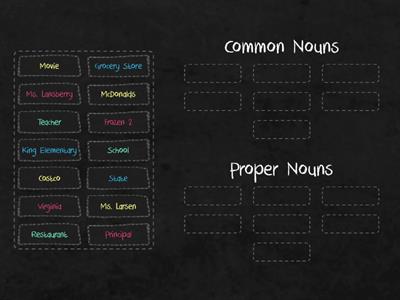 Common & Proper Nouns