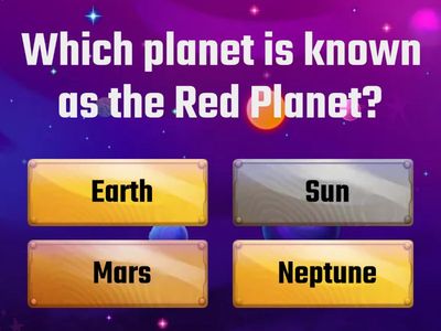 Los planetas y el sol