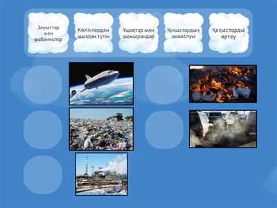 ауаны ластайтын заттар