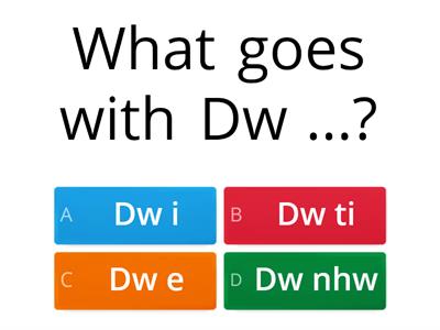 PRONOUNS AND VERBS Rhagenwau a berfau, beth sy'n mynd gyda beth.