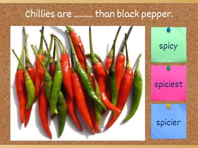  Comparative adjectives