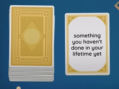 Present Perfect Speaking Exercise