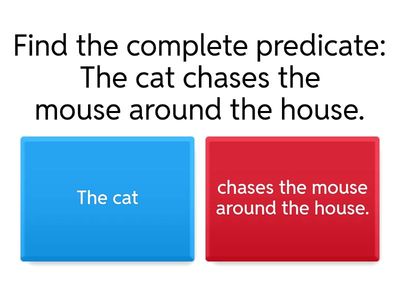  Subjects and Predicates 