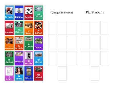Singular and Plural nouns