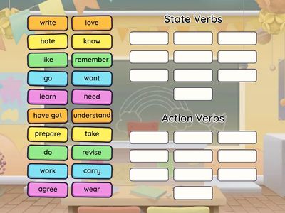 State and action verbs