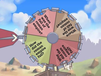 The fall of the roman empire