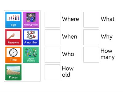 Wh/question words - INFORMATION