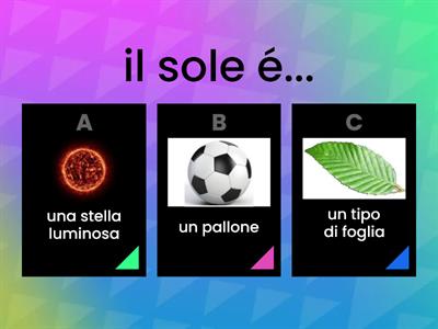 sistema solare quiz