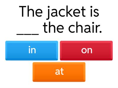 Prepositions of Place "in" "on" & "at" #3