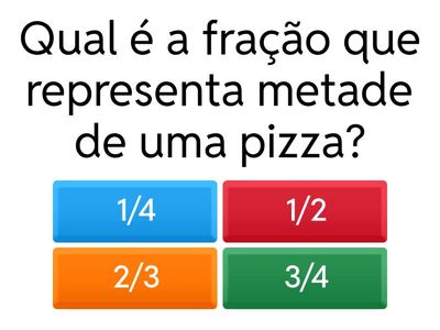 Desafio das fraçoes - 6 "Ano"