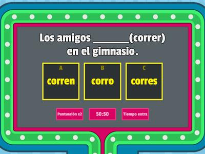 Copia de Present Tense regular -ER Verbs Spanish