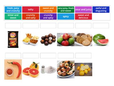 Junior explorer - food adjectives