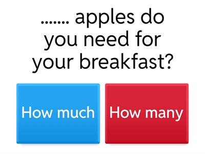 How much / How many?