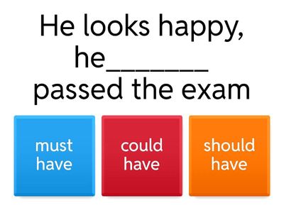 🎮🕹️ MODAL PERFECT ¡QUIZ! 