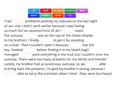 Could, was/were able to, managed to