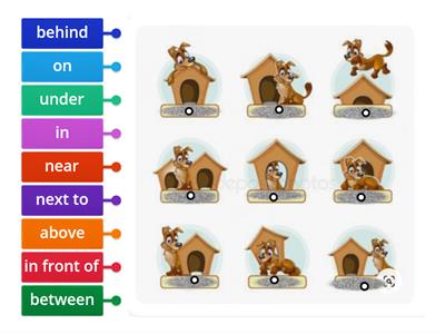 prepositions of place