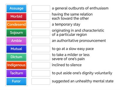 English Vocabulary #12  (2025)