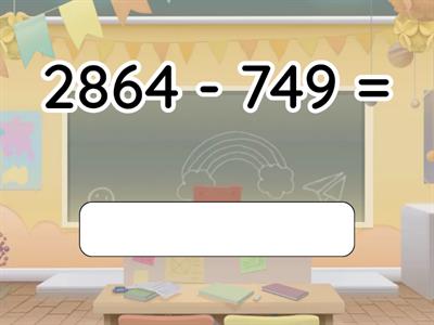 Subtraction With One Exchange