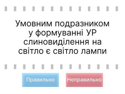 Умовні і безумовні рефлекси