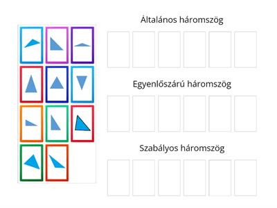 Háromszögek csoportosítása oldalai szerint