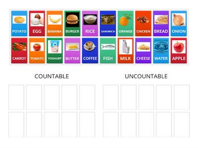 COUNTABLE AND UNCOUNTABLE NOUNS