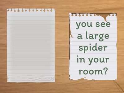 How do you feel when ...