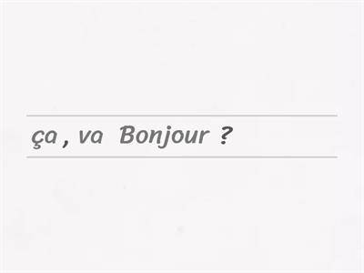 FLE A0.1 - Présentation Phrases