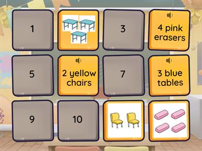 Classroom objects (memory)