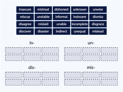 M8W2 Pattern Sort