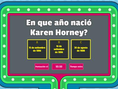 Preguntas sobre Karen Horney