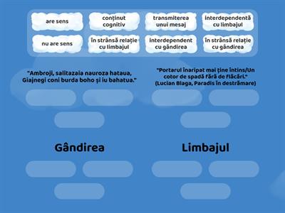 Relația dintre gândire și limbaj