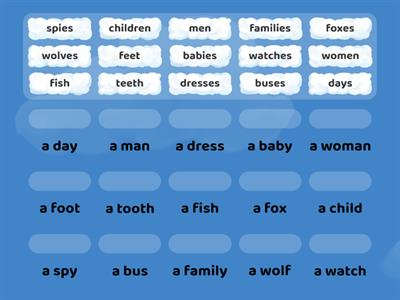 Plural nouns