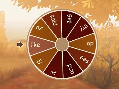 Sight Words Quarter 1