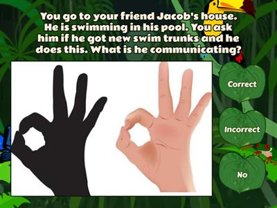 Summer-themed hand signals (nonverbal communication)