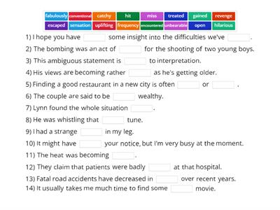 Outcomes Upper-intermediate Unit 1