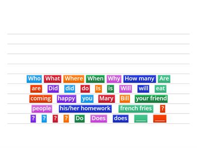 Question Formation 1