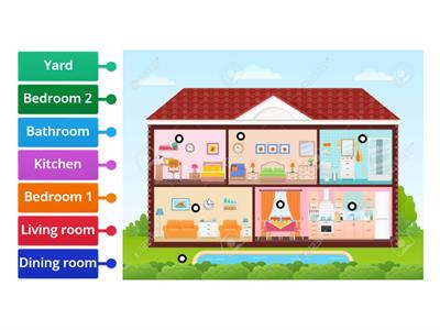 Family and friends 1 - Unit 8. Rooms