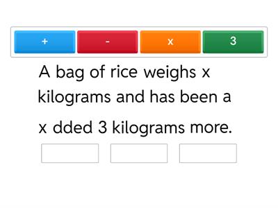 Activity No. 2: Real-Life Situations using Algebraic Expressions