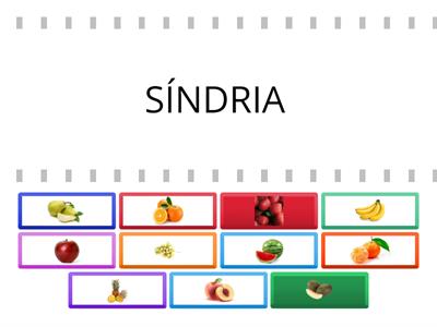 Vocabulari fruites